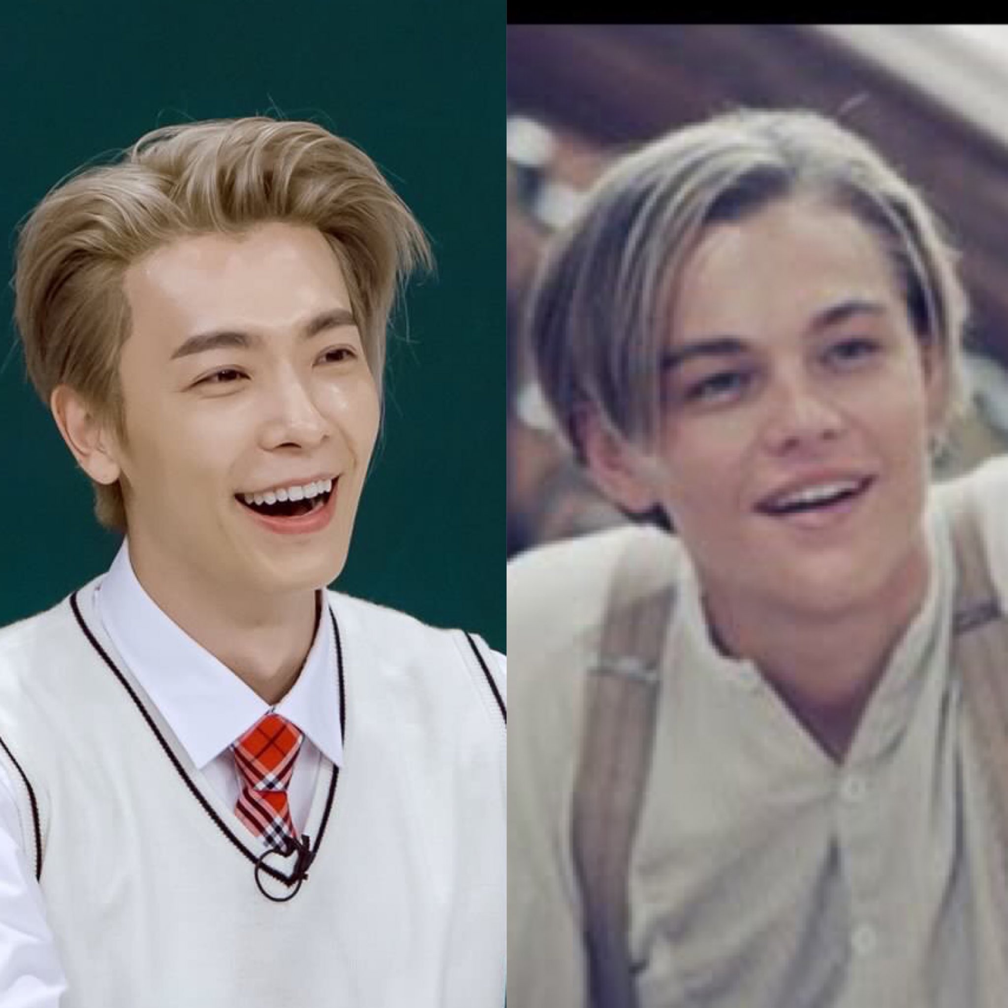 Uzivatel Yu Co Na Twitteru なんかこの髪型のドンヘちょっと 若い頃のレオナルドディカプリオみたい ということで画像並べてみた