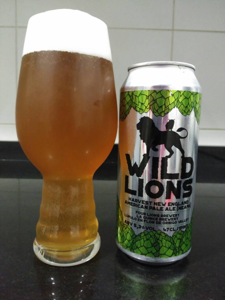 #HoyRecomendamos Wild Lions una harvest new england apa colaboración entre <a href="/FourlionsBrew/">FourlionsBrewery</a>  y <a href="/LaQuinceBrewery/">La Quince Brew Wild</a> con lupulos de <a href="/orbigovalley/">Orbigo Valley</a>