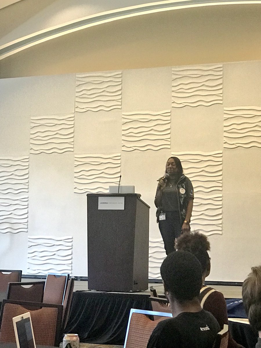 WWCAtl's tweet photo. WWCode Atlanta’s @KeshaWillz serving as our impromptu keynote this morning at #DevFestAtlanta! “Google Assistant is Not Your Ordinary Alexa” https://t.co/msb4x08J2W