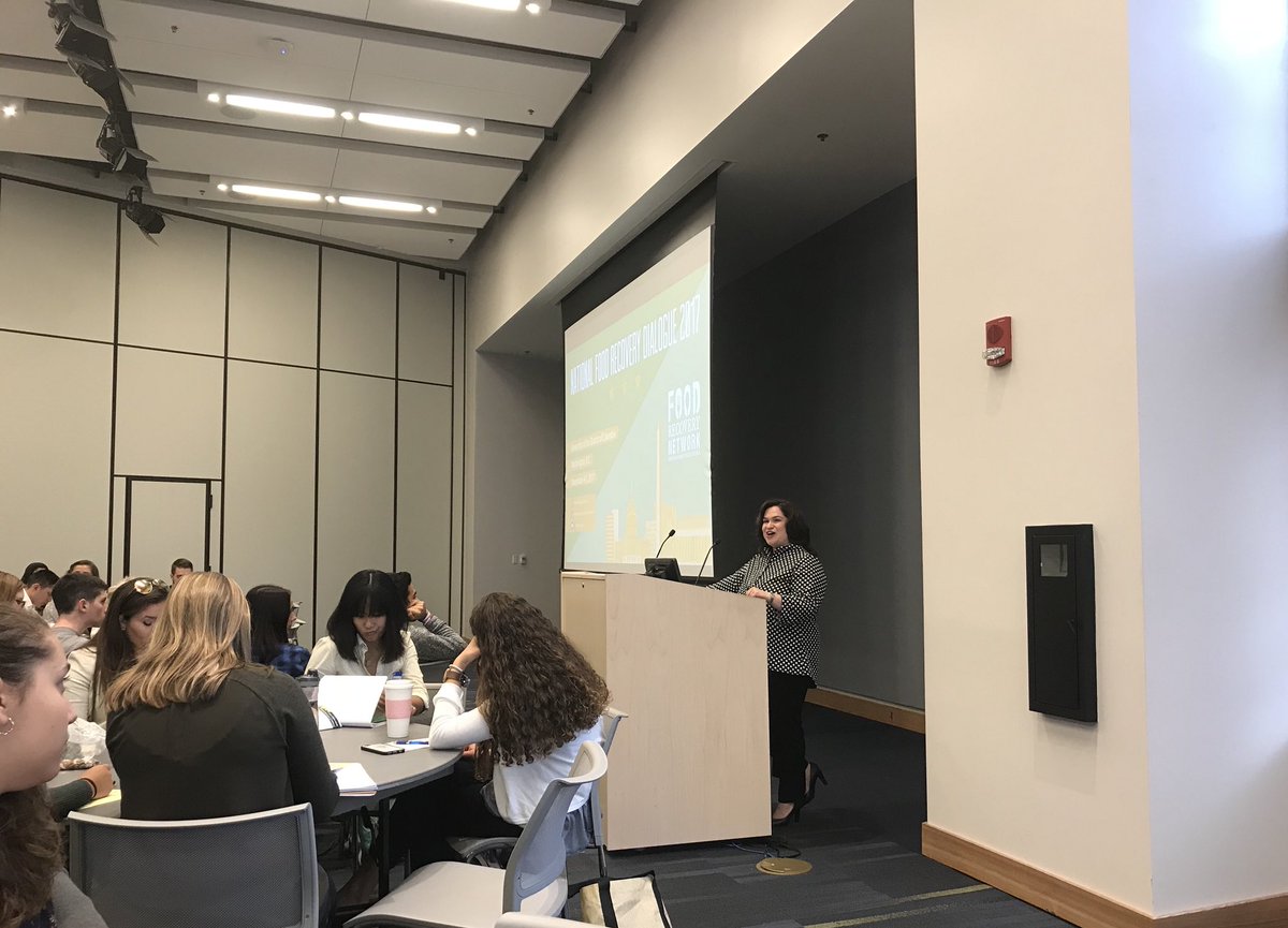 FoodRecovery's tweet photo. “Through the work you’re doing, we’re not going to have food waste and hunger.” - Jessica Felix-Romero 
#NFRD17 https://t.co/aUrNgE0IPV