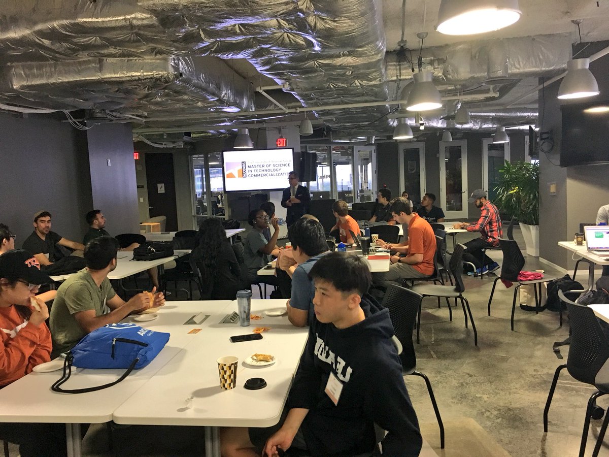 shaynadunitz's tweet photo. Great to have @trentthurman here representing @UTexasMSTC and talking to participants about opportunities for their future! #3DSUTAustin https://t.co/yxuWKYfgEg