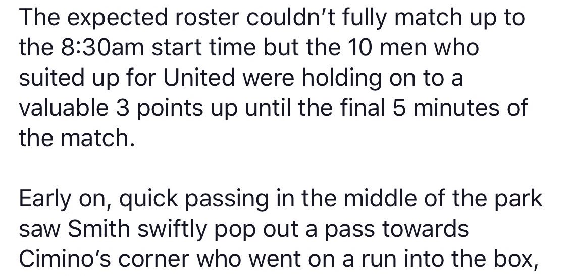LBCUnited's tweet photo. United give up late equalizer a man down. Full match report- https://t.co/ViFKVoTBvJ #GoOnUnited #PhillySoccer https://t.co/MFM4TZrfuP