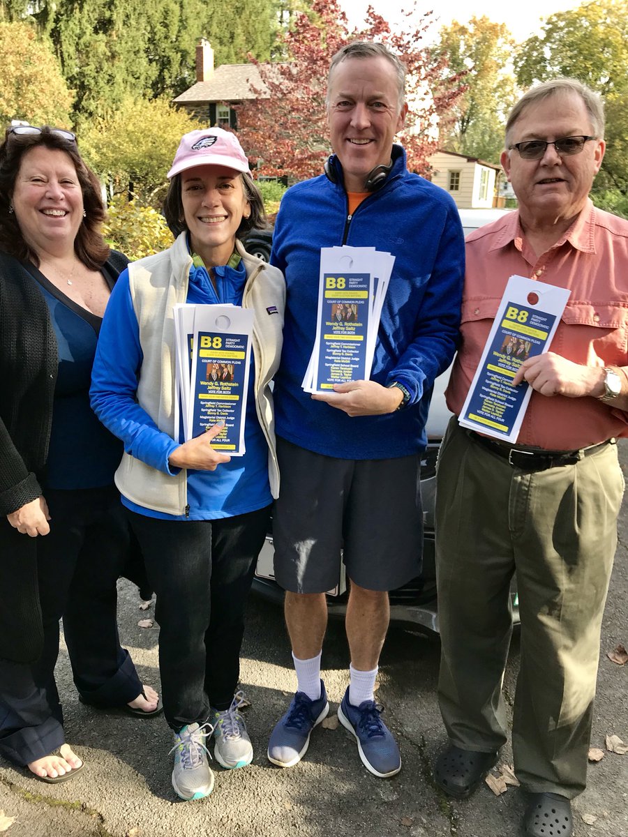 ValArkooshPA's tweet photo. Heading out with @JeffHarbisonPA w/ door hangers! #GOTV #VoteLocal2017 @WendyRothstein @jeff_saltz #Slateof8 @DemsSpringfield https://t.co/heQUiV4EMs