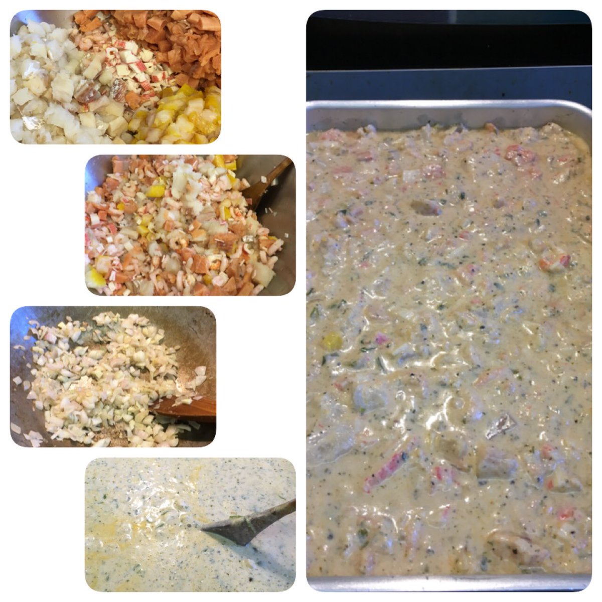 D_R_Gibson's tweet photo. #FishPie #ComfortFood #Salmon #Shrimp #Prawns #Seafood #CrawFishTails #Haddock #FreshParsley #HealthyEats #MashedPotatoes #PreservativeFree https://t.co/buTVSIQTjx