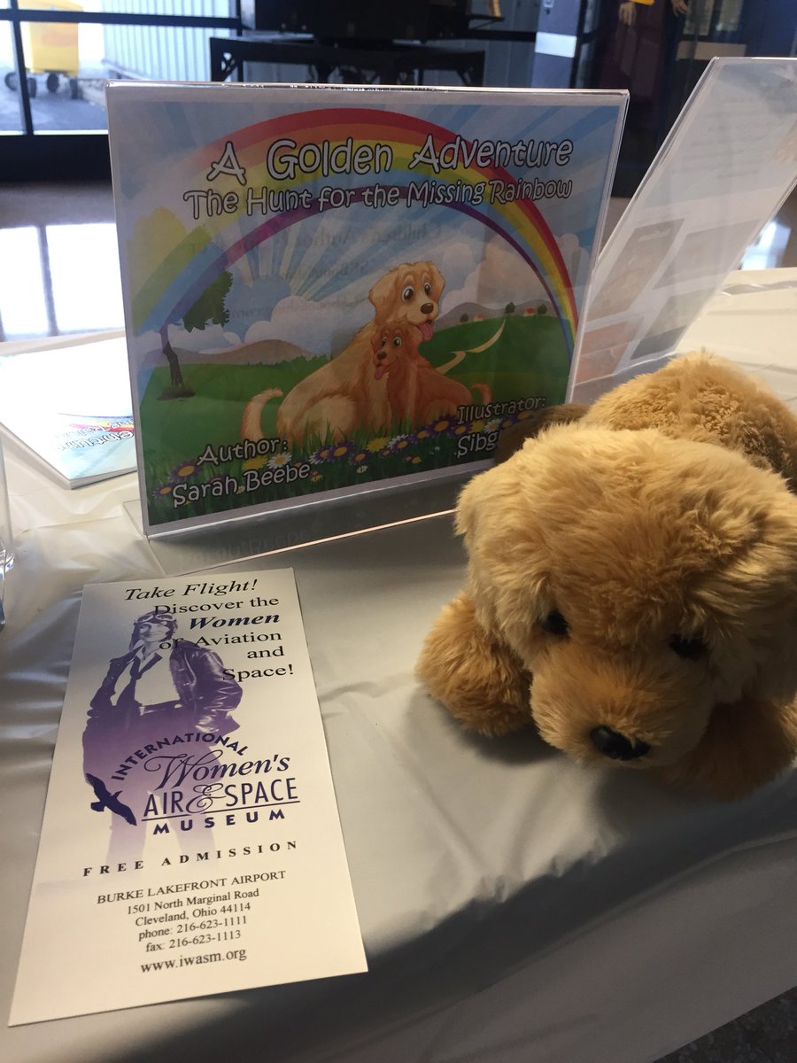 beebe_sarah's tweet photo. Author Day at International Women’s Air &amp; Space Museum ✈️📚🌈 #skbpublishing #agoldenadventure https://t.co/4dzCqT9IJP