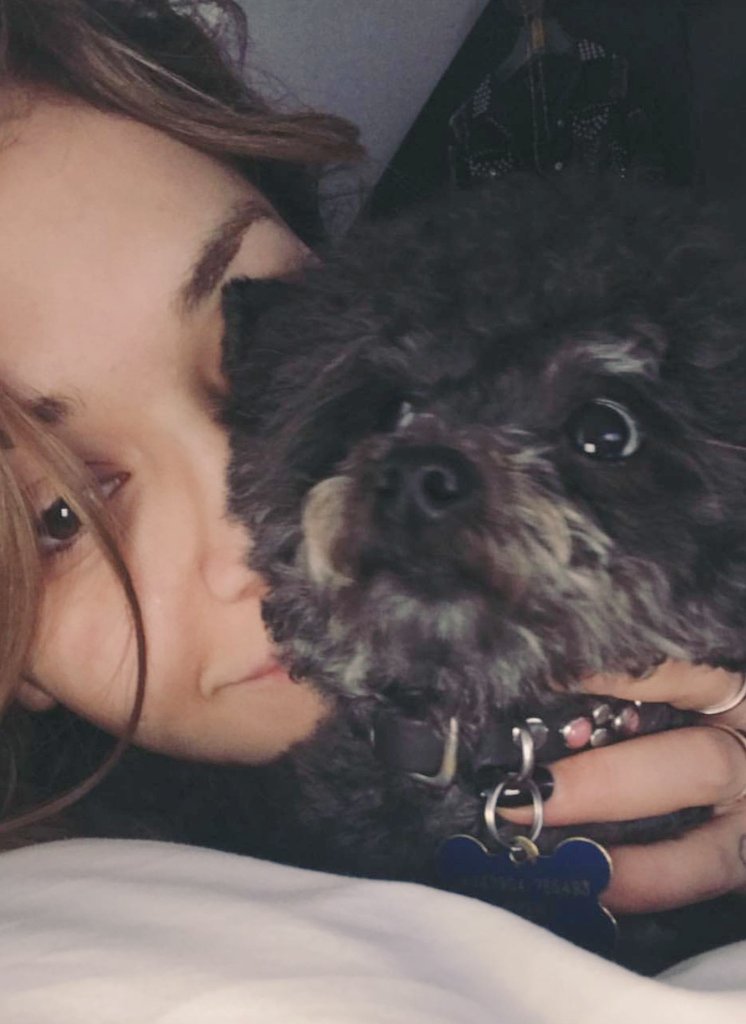 Waking up to this Beautiful lady is all I've ever wanted and yes I mean @Mia_Grey1 Not the dog 😂