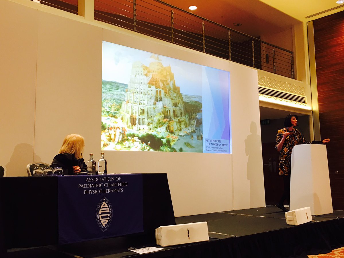 harribocg's tweet photo. @TheAPCP #APCPCardiffcalling Anna painting the biggest picture of International Paediatric Physiotherapy:unstanding&amp;communication is key https://t.co/GCXmbeBxAT