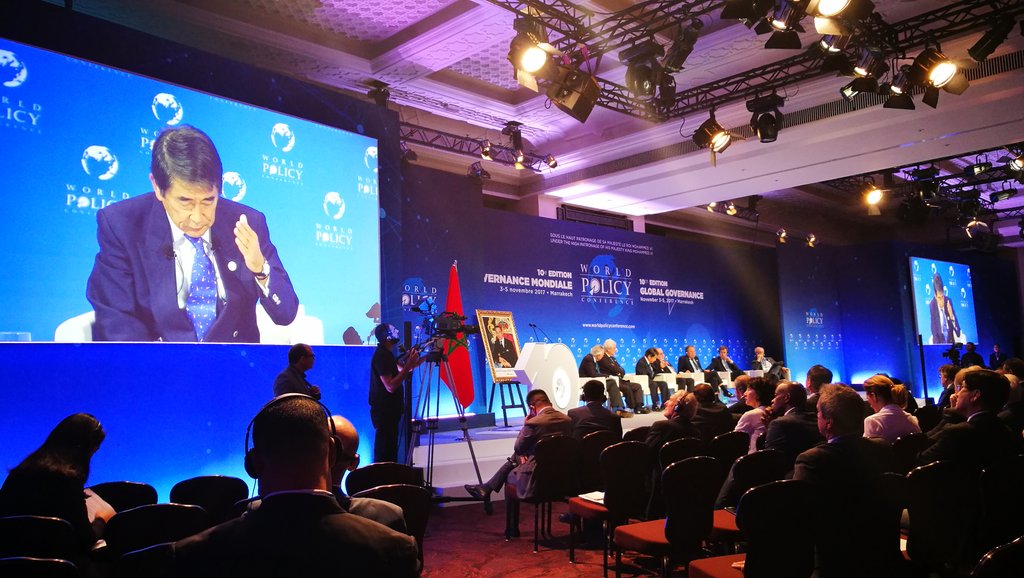 NAIM_Ayoub's tweet photo. Du beau monde au #WPC2017 qui se tient du 3 au 5 novembre à Marrakech en partenariat avec @OCPPolicyCenter https://t.co/wnV4V4fB11