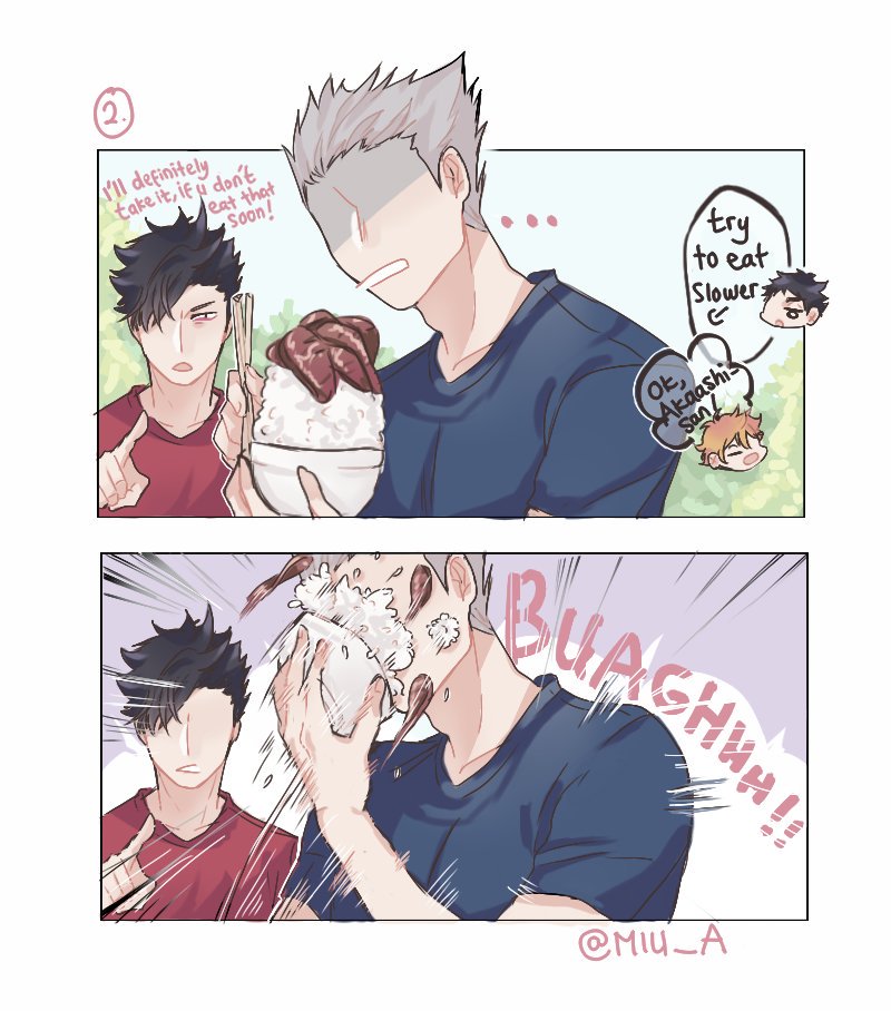 Mommmyyyy mee tooo ( *¯³¯ )
#ハイキュー
#兎赤
Pict by my sister (miu_akatsuki)