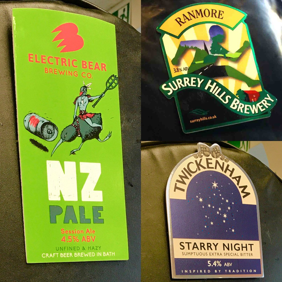 #DontBeBitter our #caskales are here to start off your weekend #brewcandoit. #StarryNight, #Ranmore & #NZPale. noblegreenwines.co.uk/about/on-cask