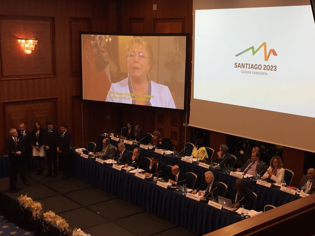 MindepChile's tweet image. ¡HISTORICO! Un sueño hecho realidad para nuestro deporte🏆🥇Chile 🇨🇱 es elegido sede de los Juegos Panamericanos y Parapanamericanos #Stgo2023