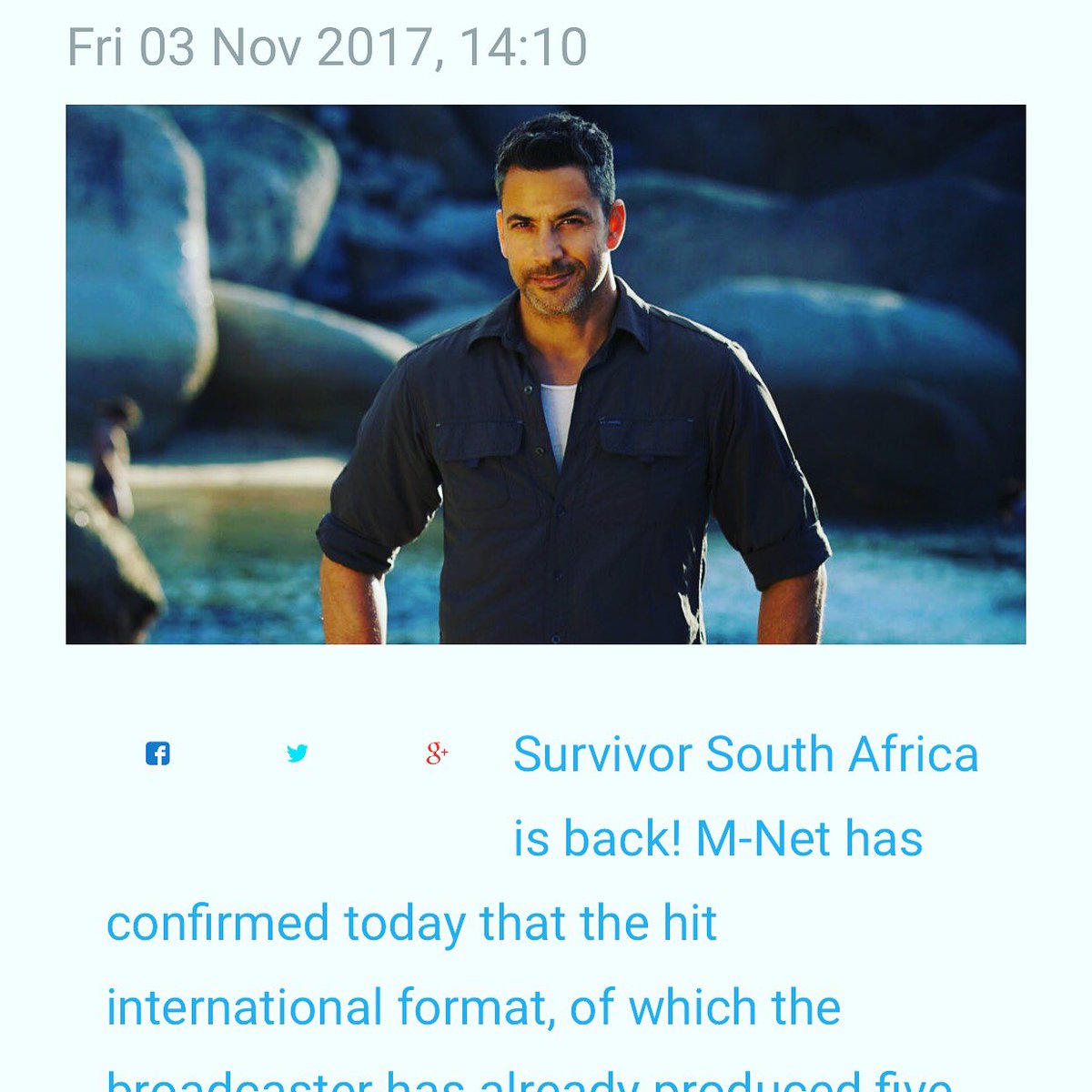 And so it is!!! <a href="/afrokaans/">afrOkaans</a> #proudpartner mnet.tv/survivorsa Come play:)