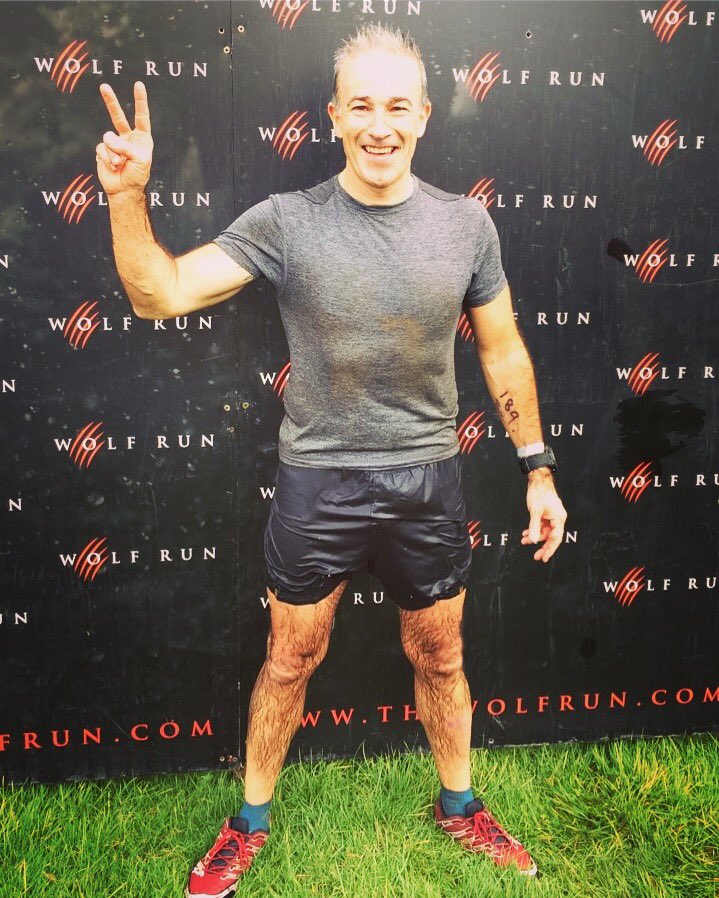 thewolfrun's tweet image. Our first male has just crossed the finish line in just 57 minutes! Great effort Tony Brownlee #alphawolf #wolfrunner #firstmale #winterwolf