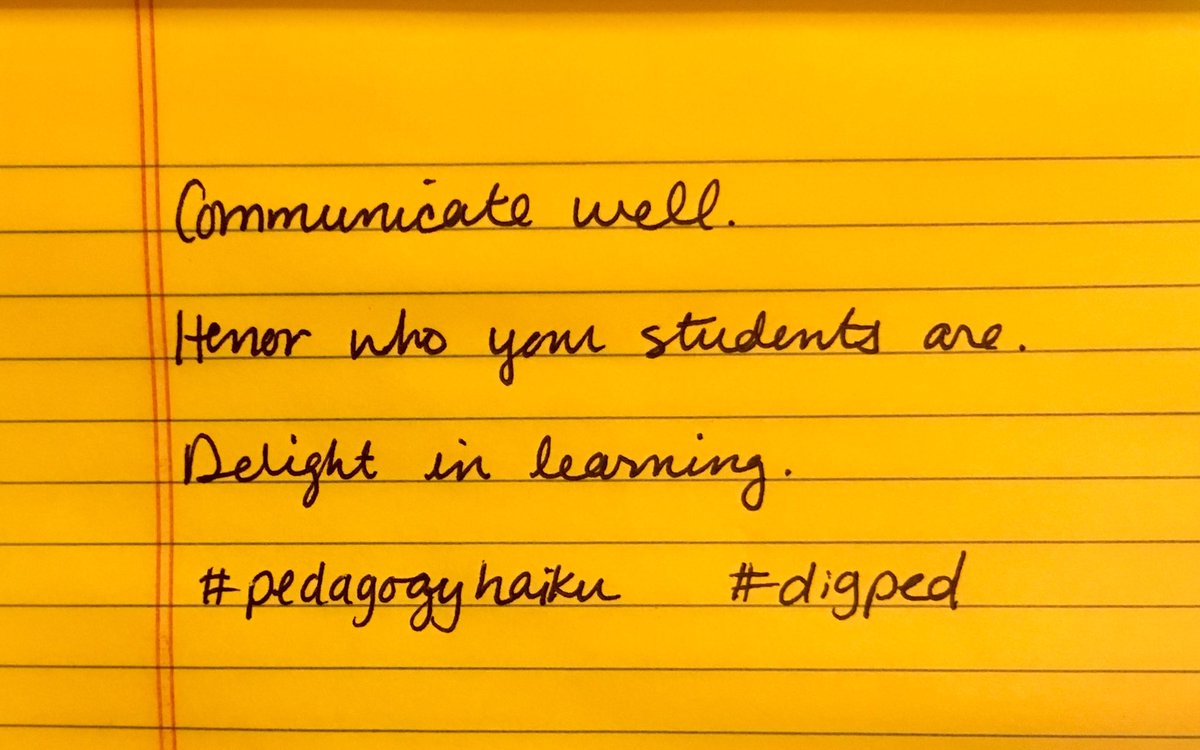 breana's tweet image. #pedagogyhaiku #digped #EarlyMorningThoughts