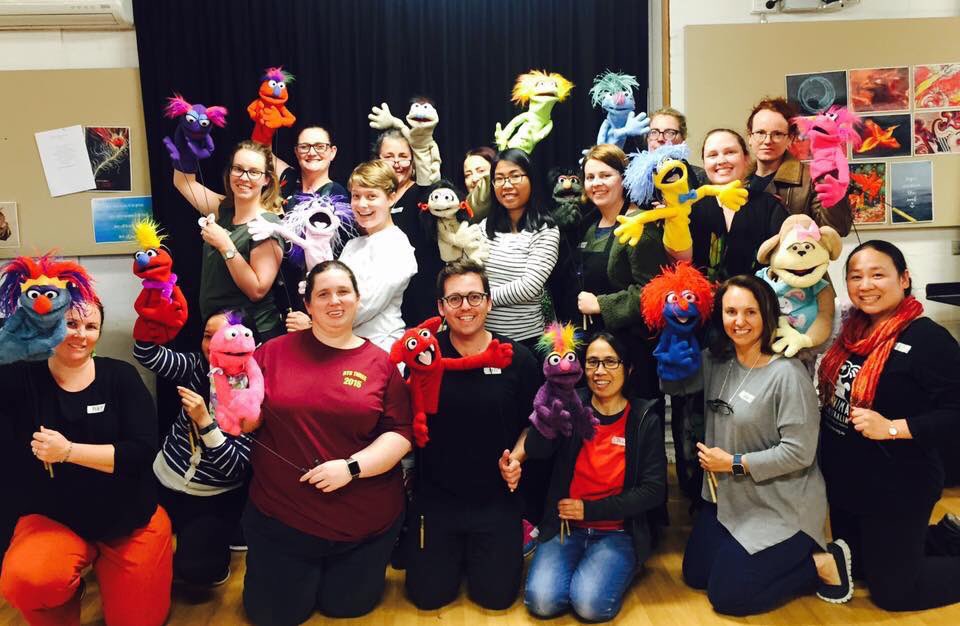 Puppets and Teacher's workshop. We made these great puppets and learnt so much. Can't wait to hit the classroom!!!