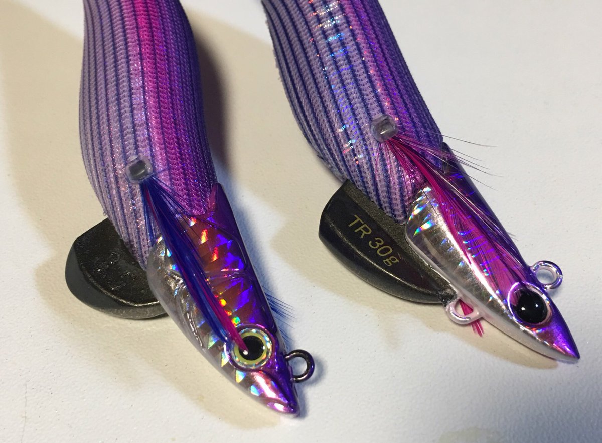 ダートマックス3.5号パープルボーダークリスタルパープル(左) ダート