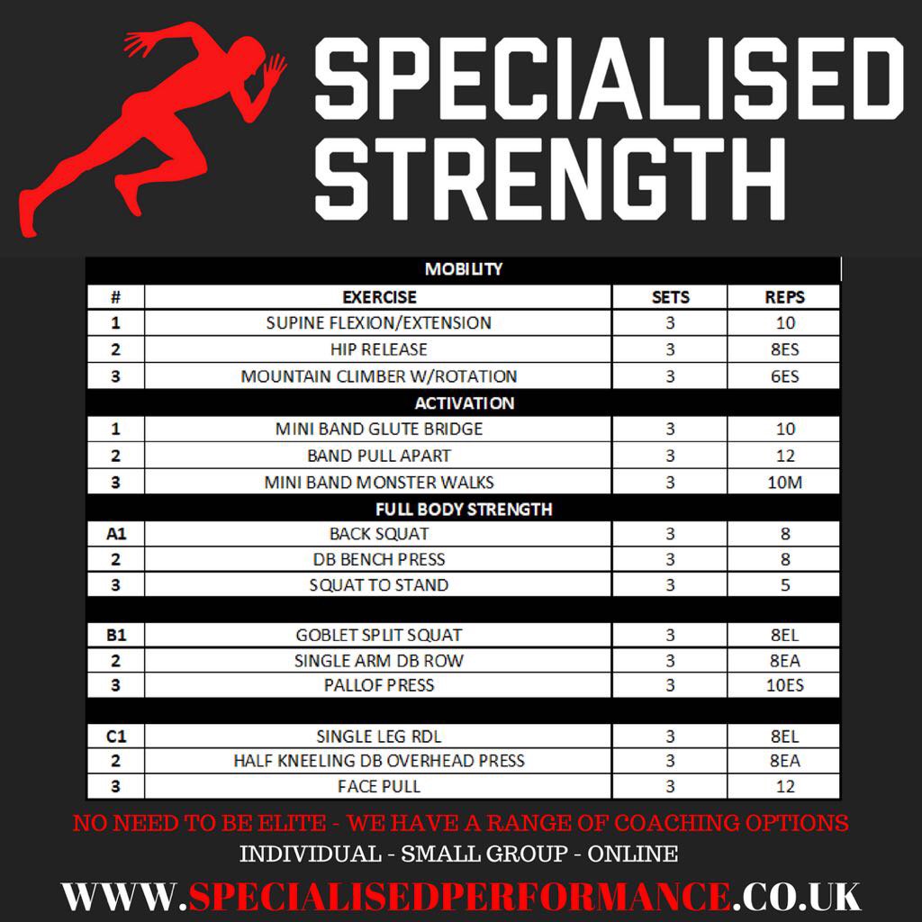Specialised_Str's tweet photo. @UkTriChat We value winter strength training for endurance sports. Check out this FREE session to improve force production and robustness. https://t.co/dnbwsfpzQg