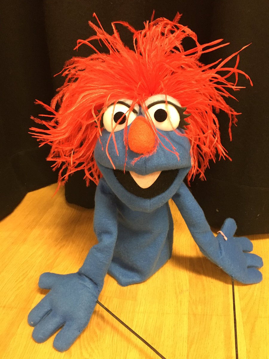I made my first puppet! Meet Molly 😊