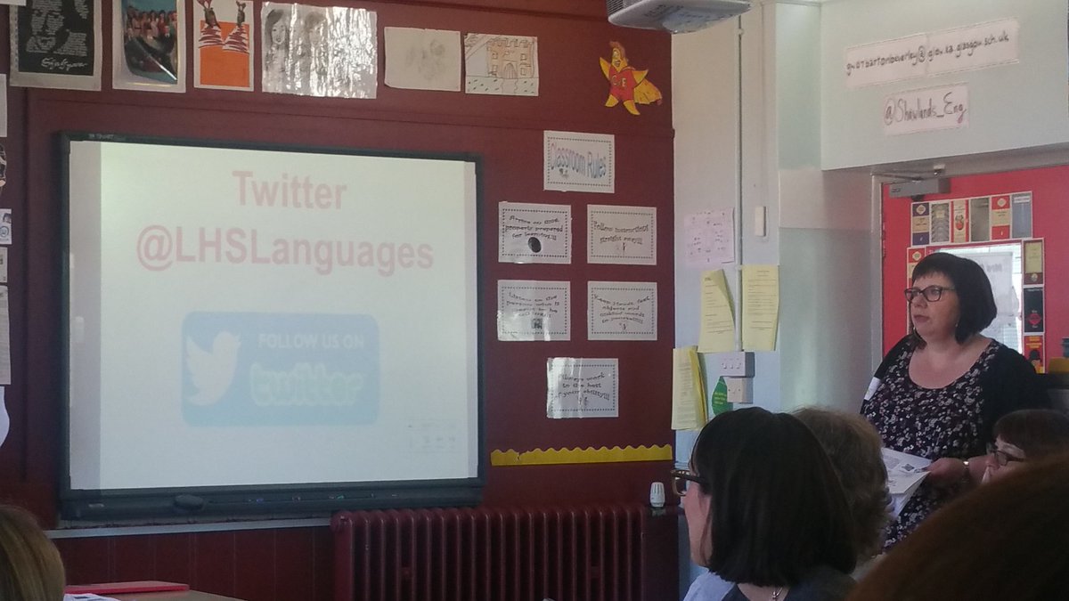SALTLANGS's tweet photo. Our @KittyCarrot on the huge potential of twitter! #salt17 @LHSLanguages @LarbertHigh https://t.co/qSdECUnfkl