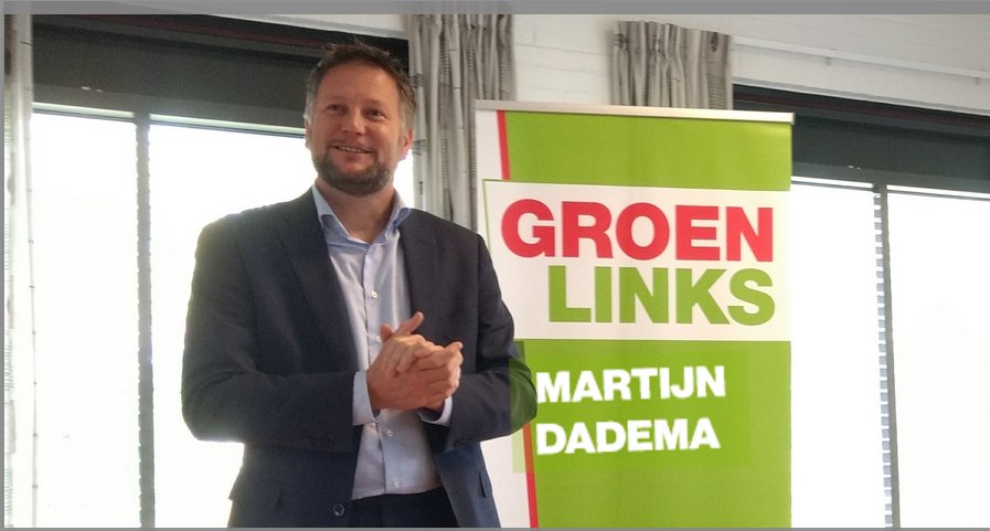 inspirerend betoog over vak van burgemeester door @martijndadema, burgemeester Raalte, bij ledenvergadering #groenlinks Overijssel