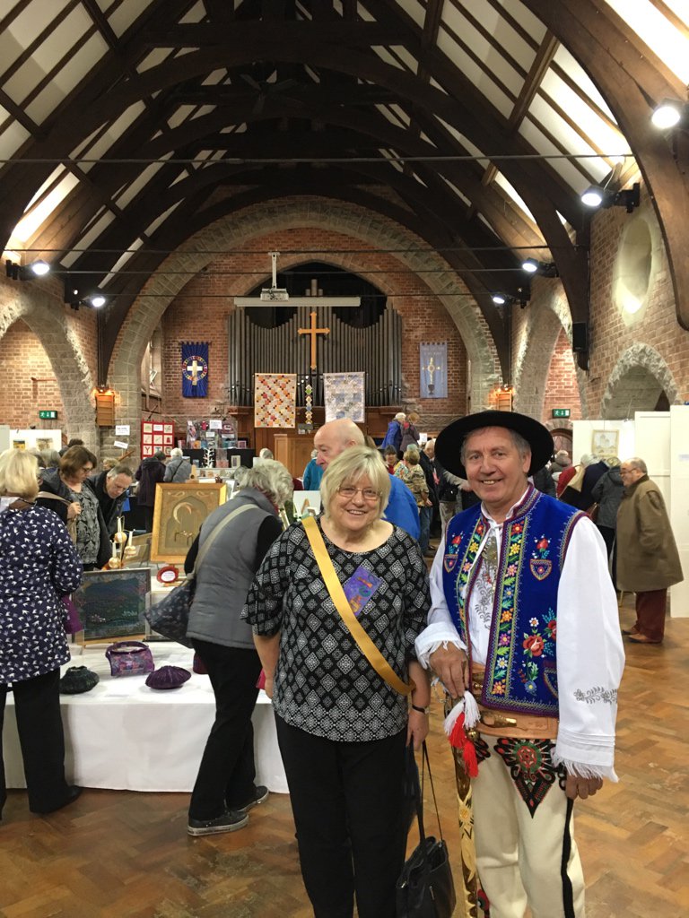 EGuild_NW's tweet photo. One of our favourite visitors dressed in his all hand embroidered traditional polish outfit. Just for us today! https://t.co/1faG4ZG3oT