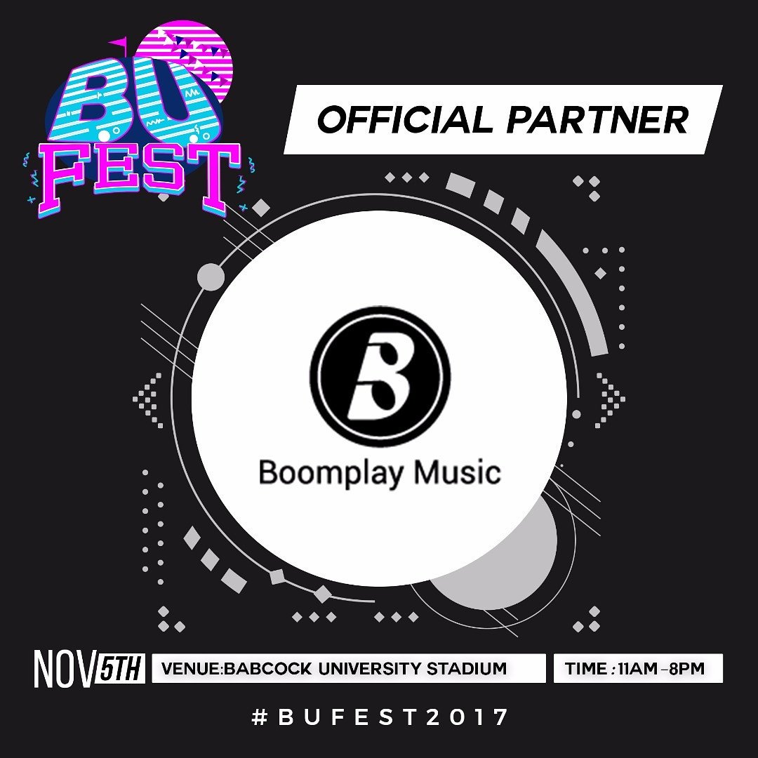BoomplayNigeria's tweet photo. #BoomplayBuzz BABCOCK!!! Are you ready? We're bringing the Boom to your school! Catch us live at the #BUFEST2017 tomorrow, November 5, 2017 https://t.co/j2lOHXCQT8