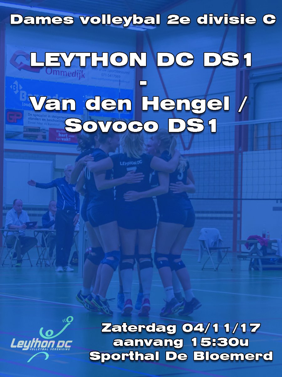 Vanmiddag om 15:30u speelt Dames 1 thuis.  #leythondc #volleybal #leiderdorp