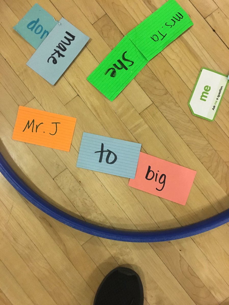 K-2 students working on locomotor skills and making sentences. <a href="/SBSDBA/">Brunswick Acres ES</a> <a href="/staceyta/">Stacey Ta</a> @LauraCervino <a href="/johnhardingsb/">John Harding</a>