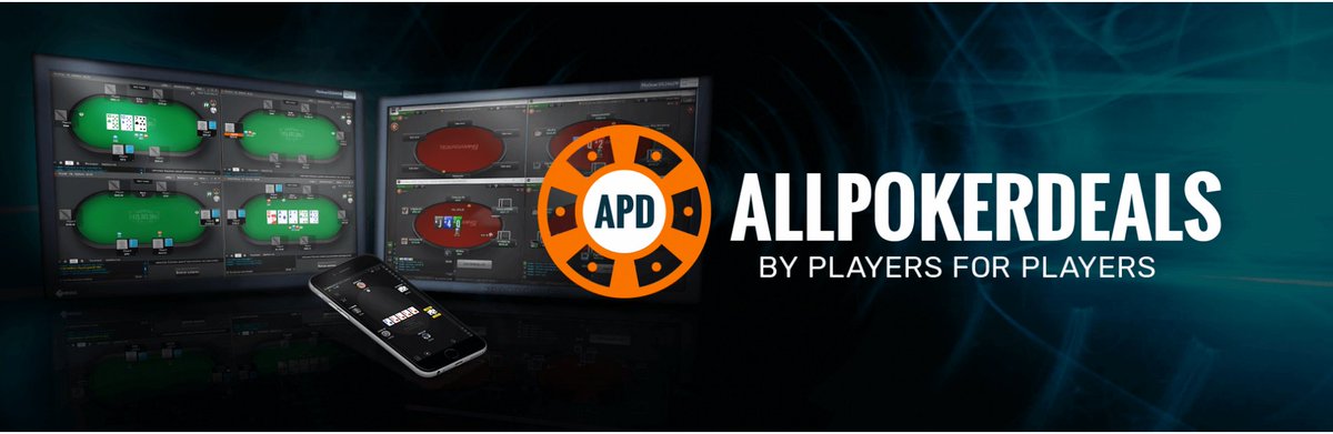 ALLPOKERDEALS's tweet photo. Únete a Allpokerdeals. Contenido geolocalizado, siempre en las versiones de inglés y español. Encuentralos en https://t.co/5spXCxR3Sq https://t.co/RVKaVqCNyl