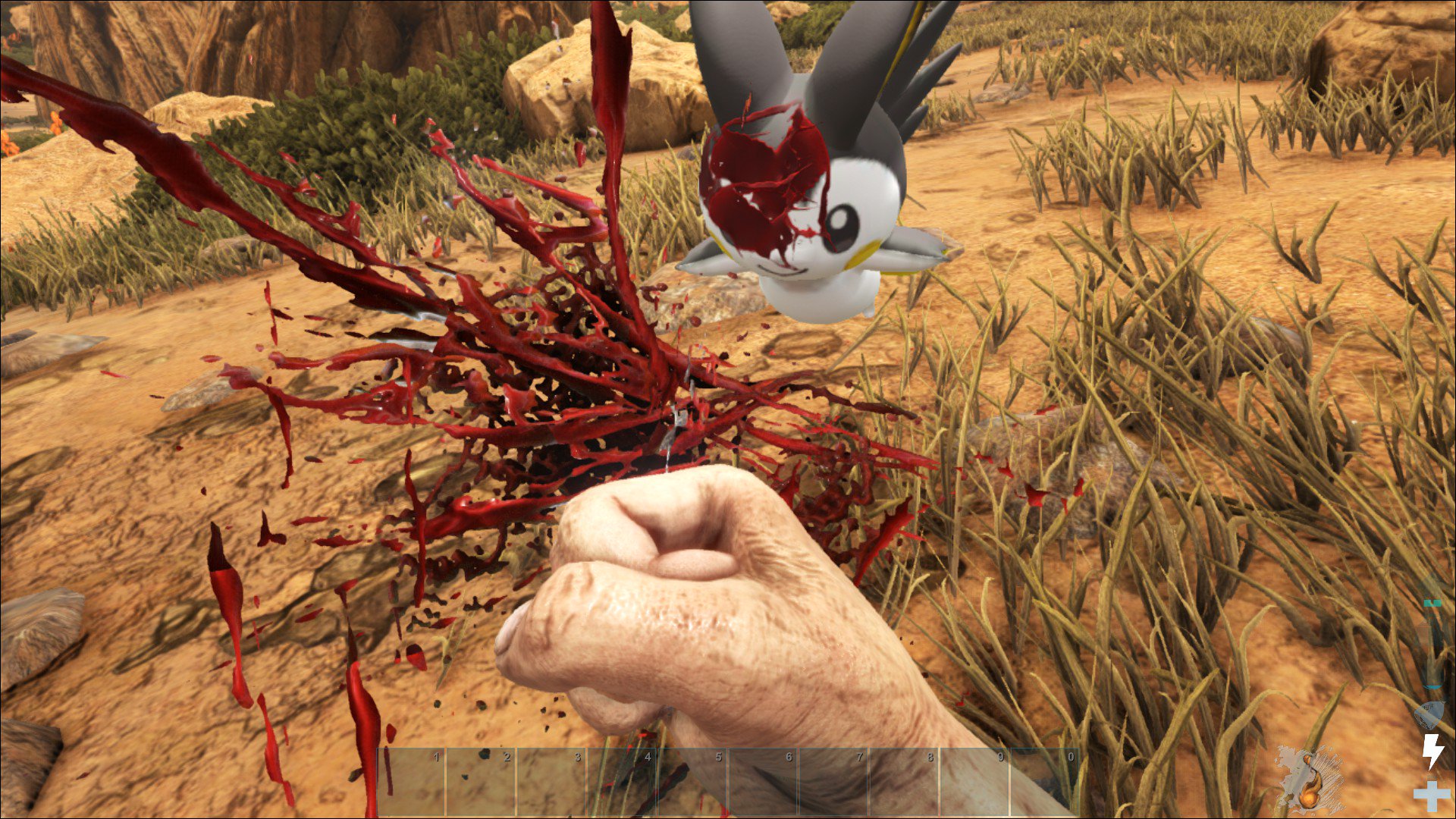 Nao0405 Ps4でフレンドが Ark楽しい と発言してるのを見て Arkより7days To Dieだわ と言って放置していたarkを久しぶりにプレイ ポケモンmod導入してプレイしてるけど確かに楽しい でもそれってポケモンが楽しいだけだ 外見でアクティブな敵
