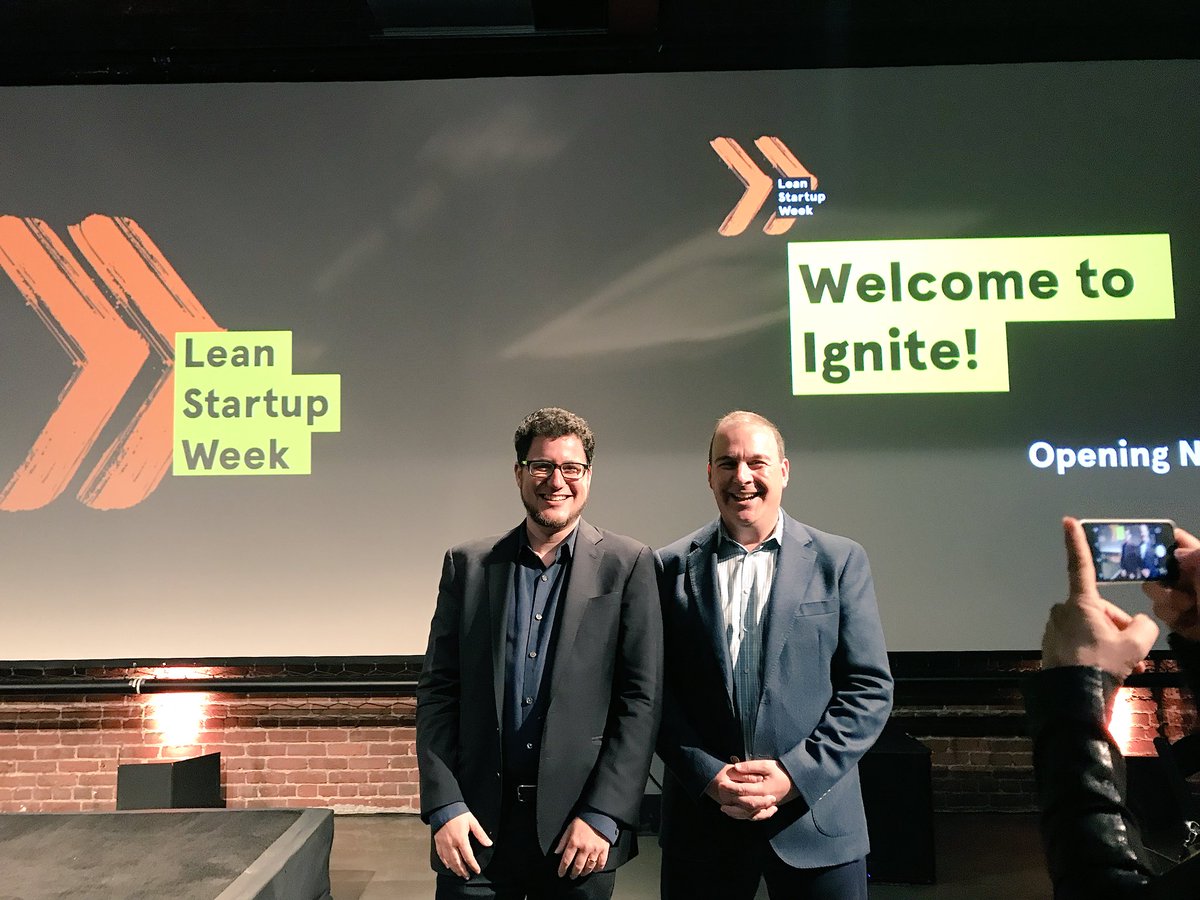 Thank you <a href="/leanstartup/">Lean Startup Co.</a> team! Amazing #leanstartupweek connecting with people from around the world #designsprint <a href="/ericries/">Eric Ries</a> @EdCeballos