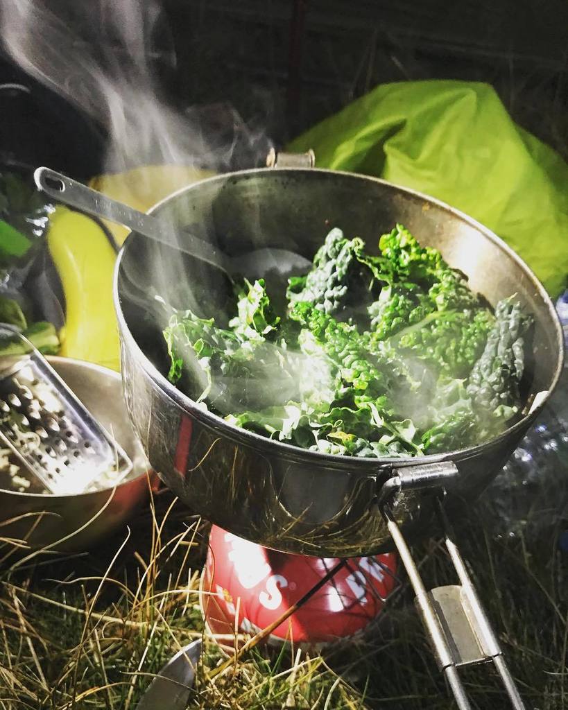 monicashaw's tweet photo. Cavolo Nero on a campstove. #msrpocketrocket #wildcamping #campingfood https://t.co/ClkxFZPpSd https://t.co/u6YQdql2XX