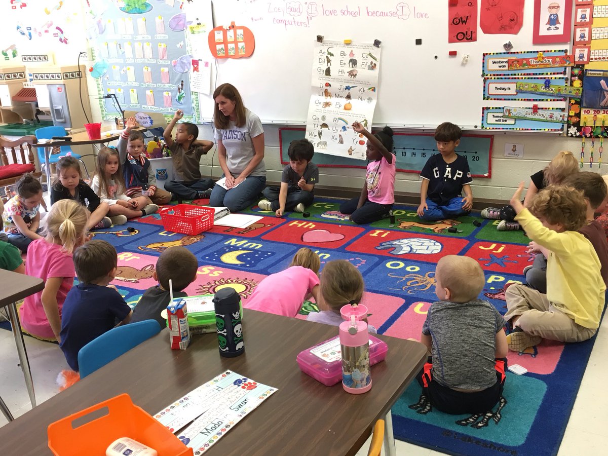 Number Talks are hands-on and fun in Kindergarten! <a href="/CloverHillES/">Clover Hill ES</a>