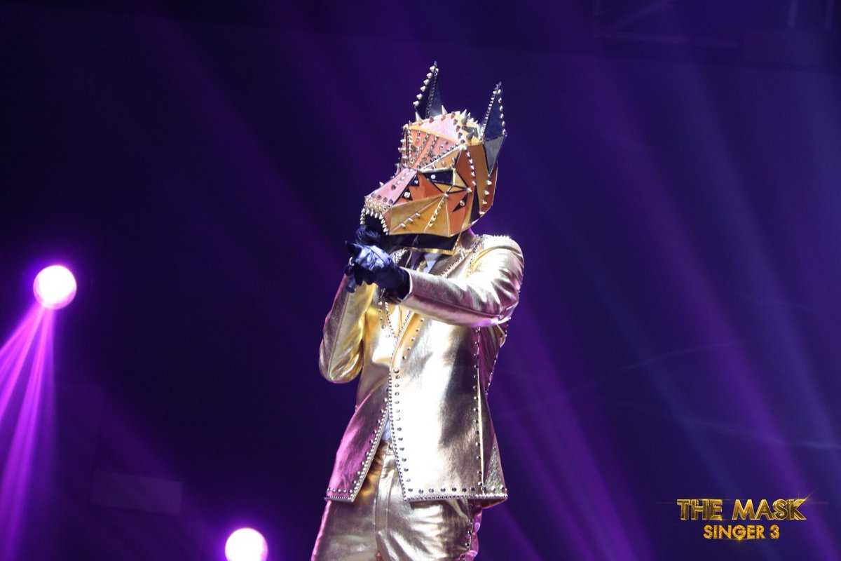 mask_singer's tweet photo. ขอบคุณทุกคนนะครับที่สนุกไปด้วยกัน #หน้ากากหมาป่า #Themasksinger3 #Workpoint https://t.co/PQanFo22yq