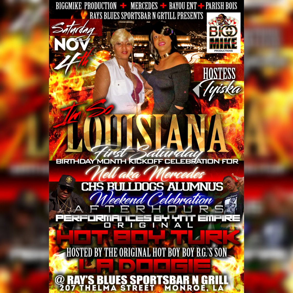 Michael48200368's tweet photo. 8pm-Until
Tonite @RaysBluesSportsnarNGrill
207 Thelma St. Monroe, Louisiana https://t.co/76pf7Pe2yo