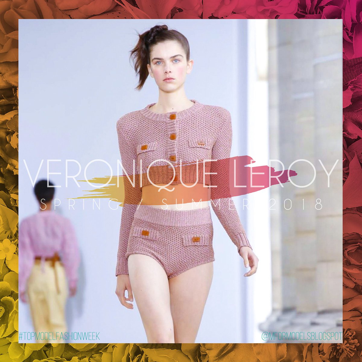 mformodelsblog's tweet photo. Fashion week time!
#PFW SS 2018!
#SanneDeRoo ๐ณ๐ฑ (Holland's Next Top Model cycle 7)
#VeroniqueLeroy
#TopModelfashionweek #HNTM https://t.co/JjarQR04mF