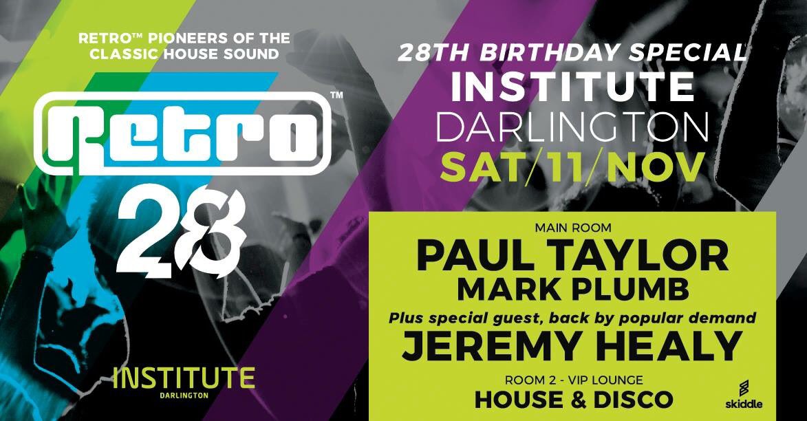 djpaultaylor's tweet photo. Exactly 1 week to this emotional landmark when the big man @jeremyhealyDJ joins us again for a sweatfest. CAN NOT WAIT #wecallitretro https://t.co/a5CULf3Qky
