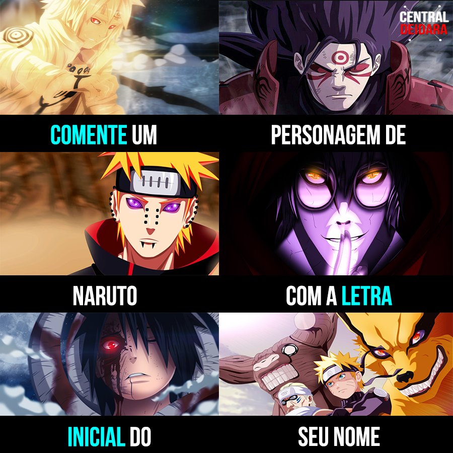 E ai, qual ninja seria vocês com a letra inicial do nome?

Me: Bekkō