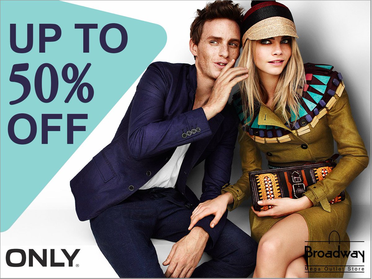 BroadwayRetail's tweet photo. Don’t Be Into Trends.Don’t Make Fashion Own You, But Decide What You Are
#ONLY Offers
UPTO 50% OFF
#MegaOutlet#BroadwayRetail #FashionAddict https://t.co/YugtulaWNM