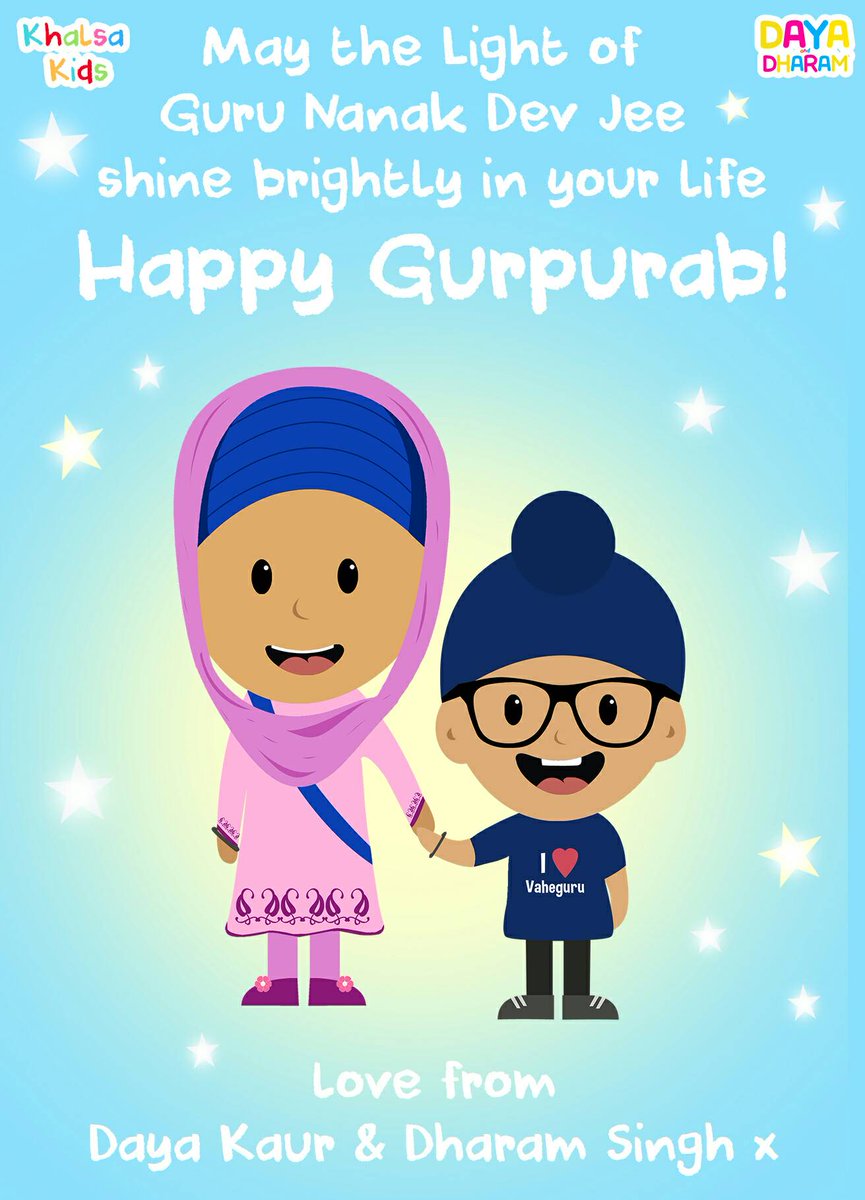 khalsakids's tweet photo. Wishing all of our followers, subscribers and customers a very happy Gurpurab. From all of the #khalsakids team! #dhangurunanak https://t.co/dr664oHQg0