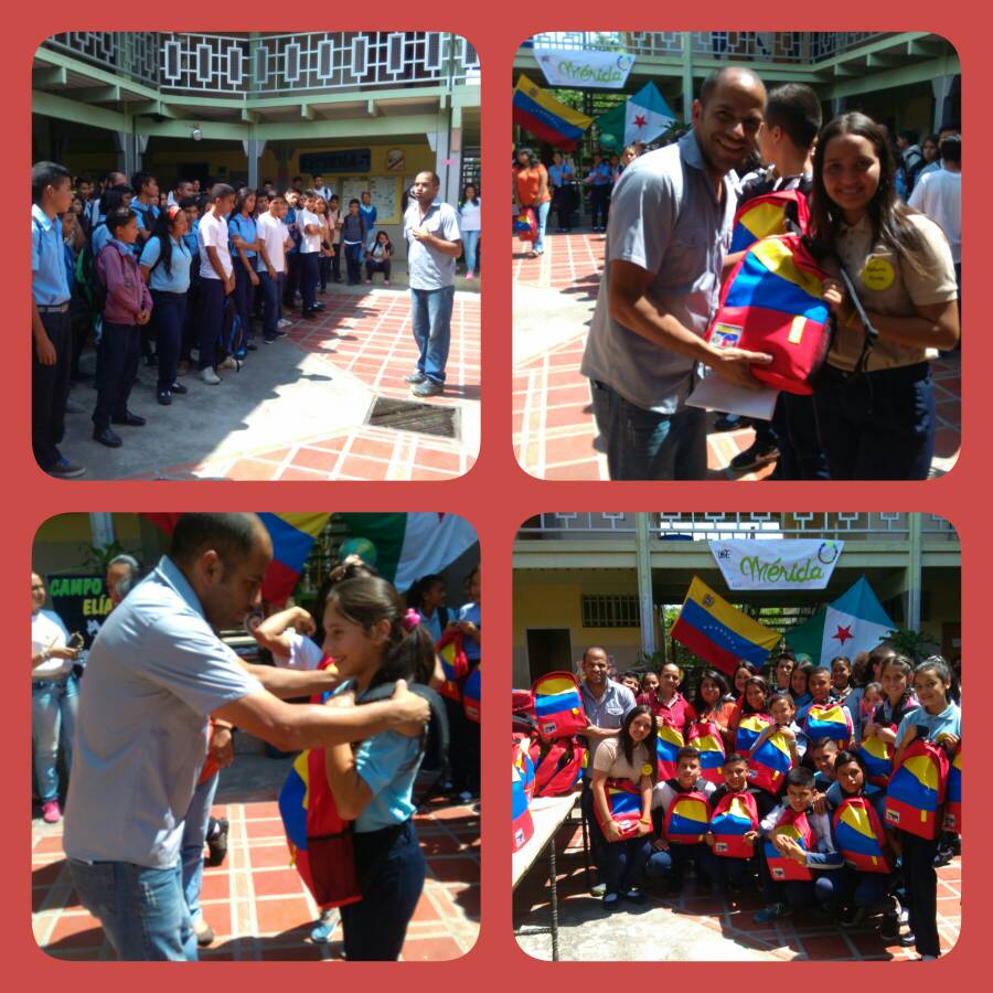 maribella8307's tweet photo. Estudiantes de la U.E Julio Cesar Dávila reciben #Bolso #Escolar gracias a @NicolasMaduro @NnelsonRuiz28 @Osto_obe #SimónporAmoraCampoElías https://t.co/gdVlAuYJ6r