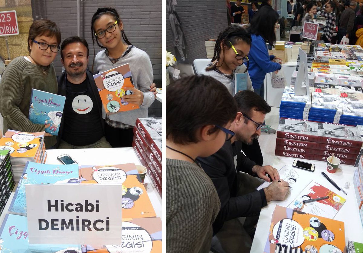 Hicabi Demirci, #İstanbulKitapFuarı'nda karikatürseverlerle buluşuyor.
#fuardabuluşuyoruz
<a href="/hicabidemirci/">(HiCO) hicabidemirci</a> #ÇizgininÇizgisi #ÇizgiliDünya