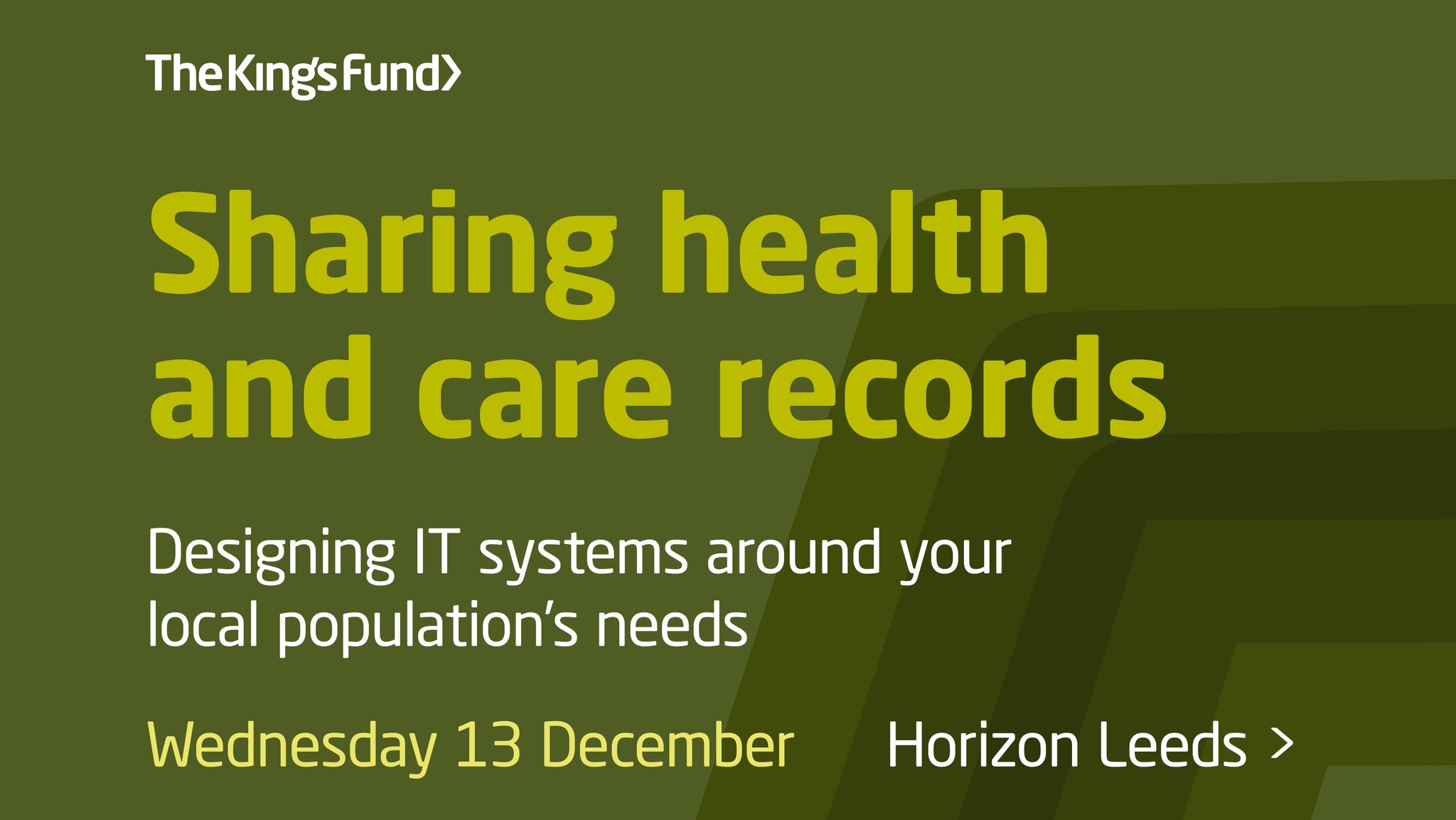 The King's Fund on Twitter "Full programme now available for this