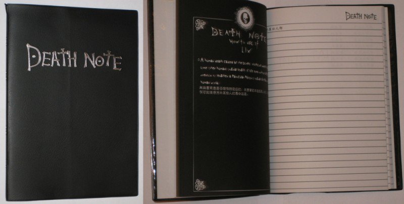 Death Note - most important item. 