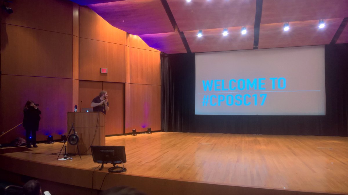 DonSchenck's tweet photo. #CPOSC17 Kicking off. https://t.co/bZfAMEWtdt