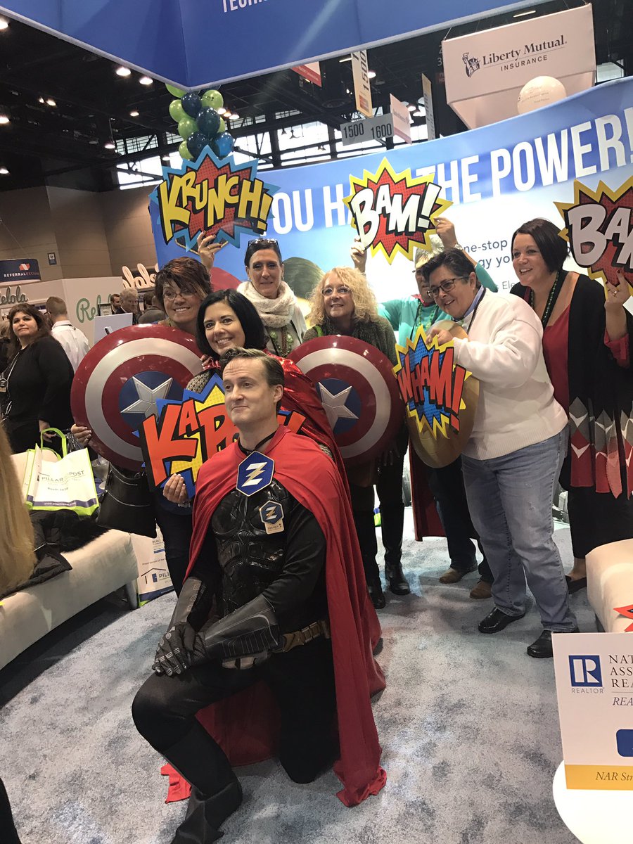 zipLogix's tweet photo. We're gearing up for Day 2 at #NARAnnual. Have you stopped by booth 1924 to take a #zipHero selfie or learn about your NAR Benefit yet? https://t.co/m1FjiUrHNX