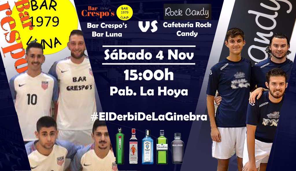 Recordad: 15:00 horas, Pabellón de La Hoya. @barcrespolunaAP @elchefutbolsala #DerbiDeLaGinebra #LaVenganzaSeráTerrible