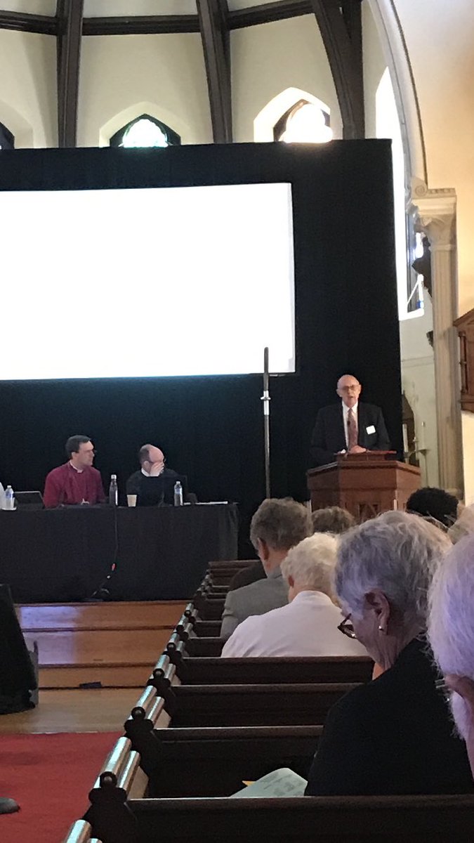 EpiscopalRI's tweet photo. The Report of the Treasure. Mr. Bachelor's 24th report to the convention. #DedicatedService #EDRI17 https://t.co/0vUO2dgEEO