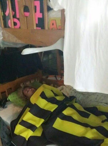 kbjdoingthings's tweet image. byungjoo sleeping (2014)