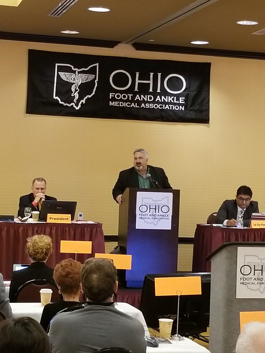 jrcdpm's tweet photo. Dr. Ira Kraus addressing OHFAMA HOD in Columbus, OH. https://t.co/gO3STaxZvQ
